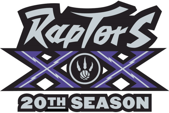 Toronto Raptors 2015 Anniversary Logo fabric transfer